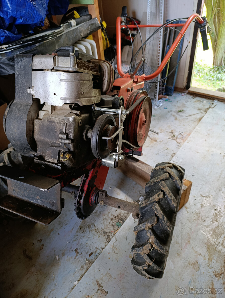 Motokultivátor MS16 s bubnovou sekačkou a příslušenstvím - 7