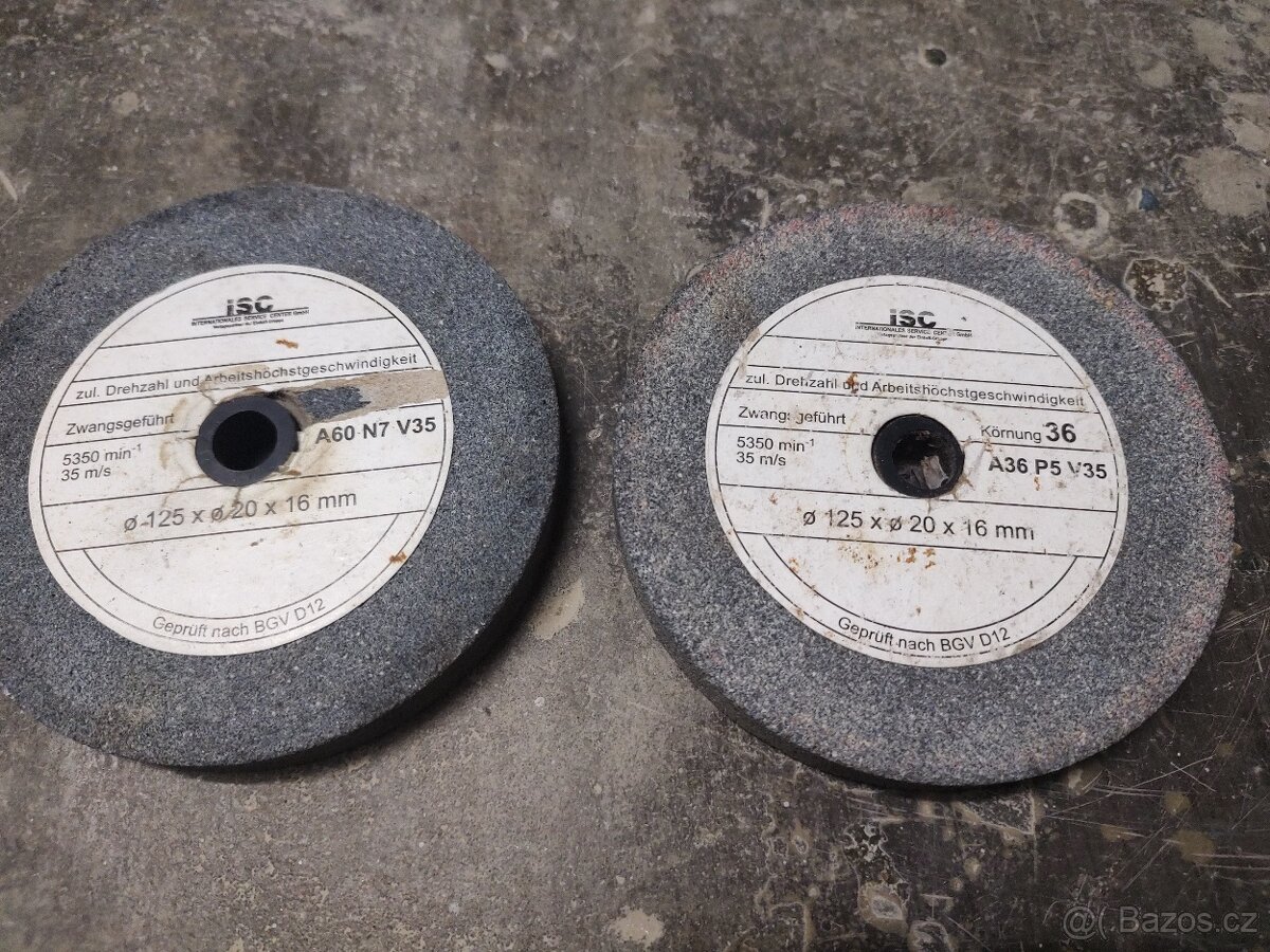 Dvoukotoučová stolní bruska - 7