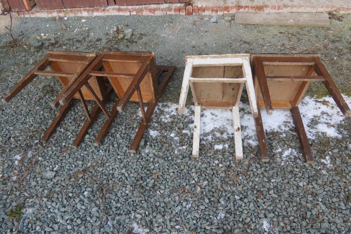 4 x stará židle - 7