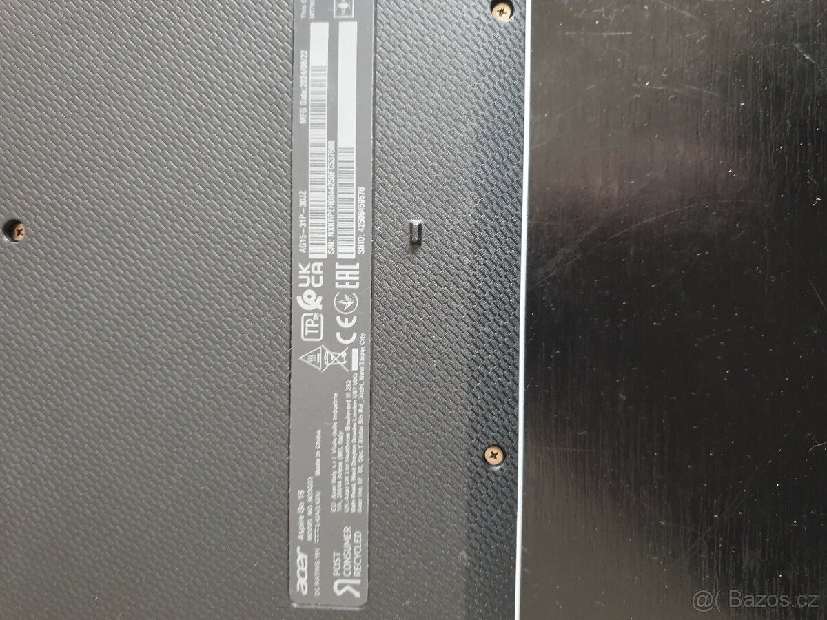 notebook Acer Go 15, AG15-31P-30JZ - 7