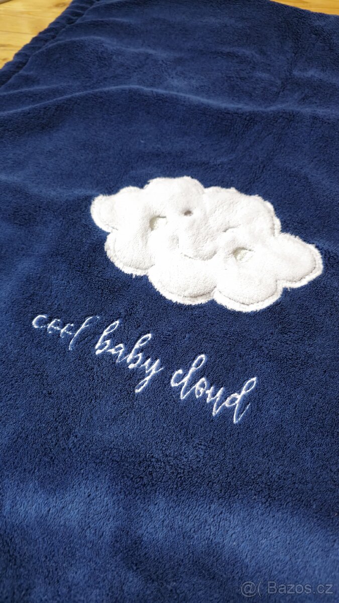 Zelená a modrá deka pro miminko - 7