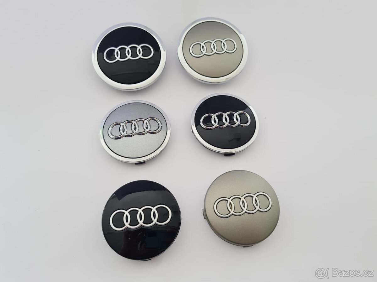 Stredové krytky - pukličky kolies AUDI - 7