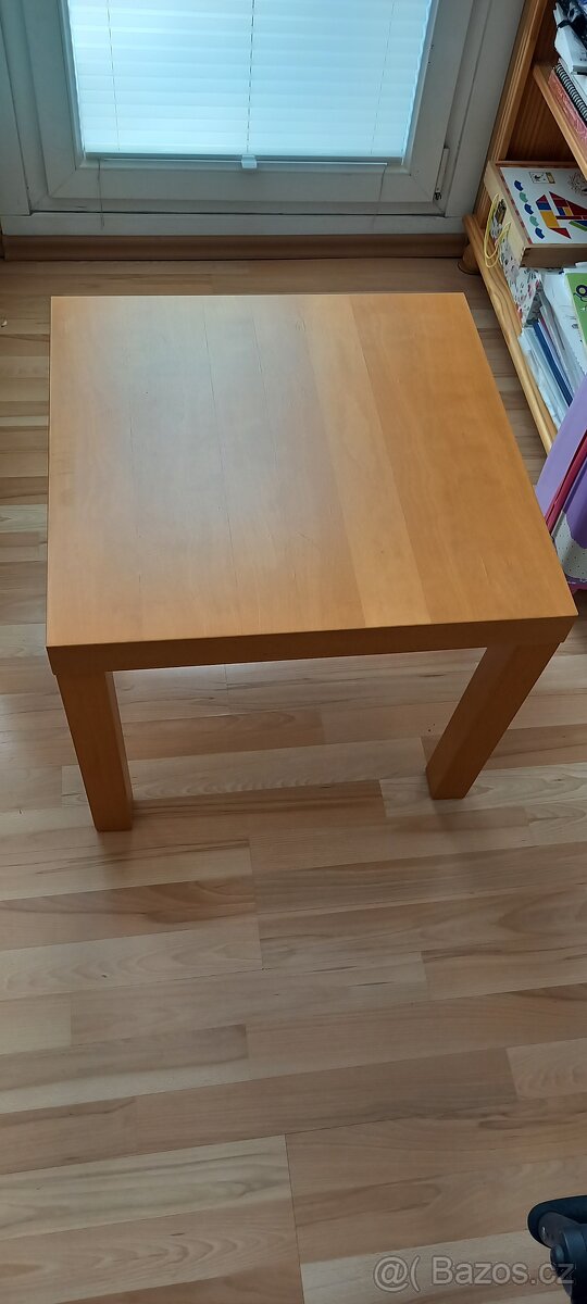 Malý starší konferenční stolek Ikea 55 x 55 cm - 7