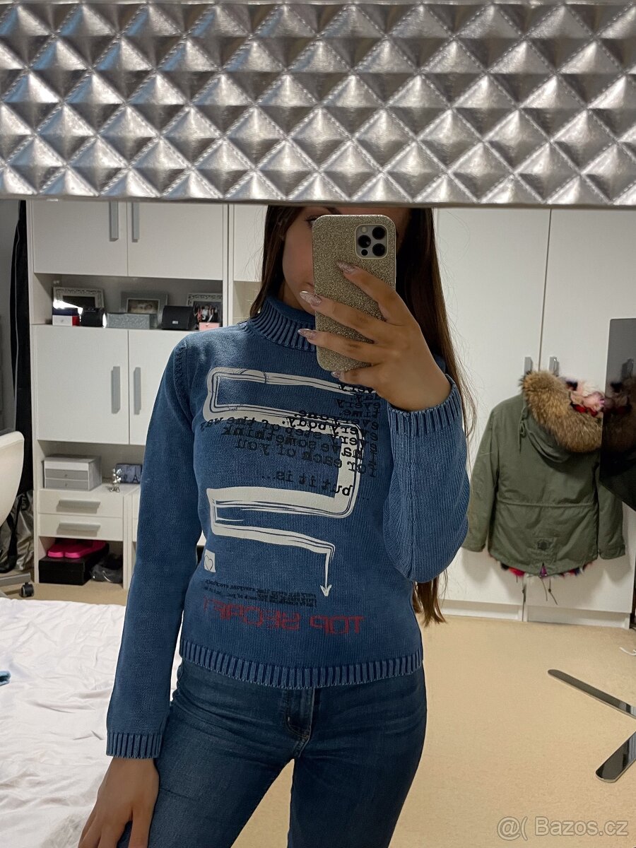 Prodám dámské mikiny, svetry vel XS-S.Top stav,levně - 7