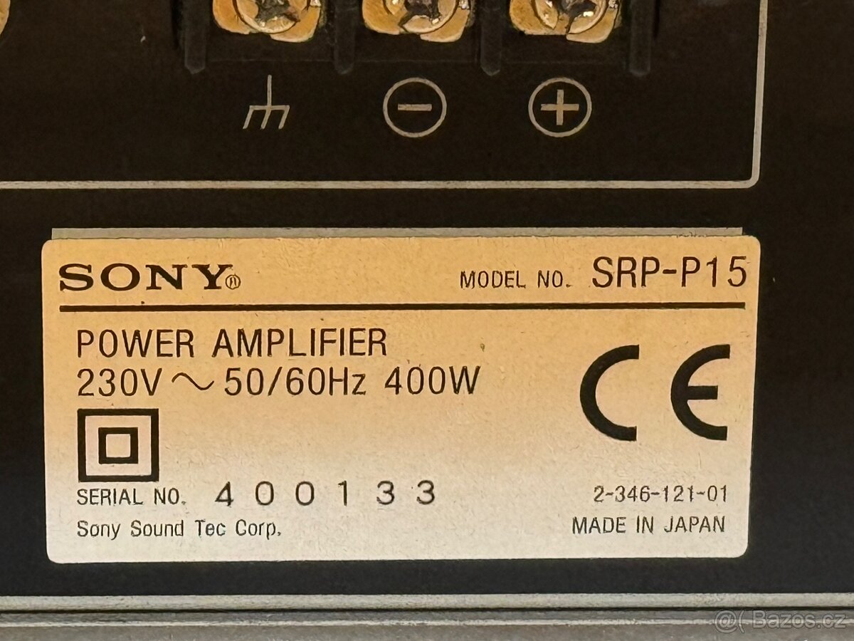 Sony Koncový zesilovac - 7