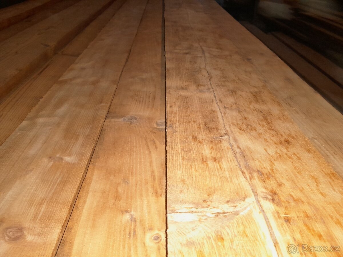 Prodám staré fošny z podlahy. - 7