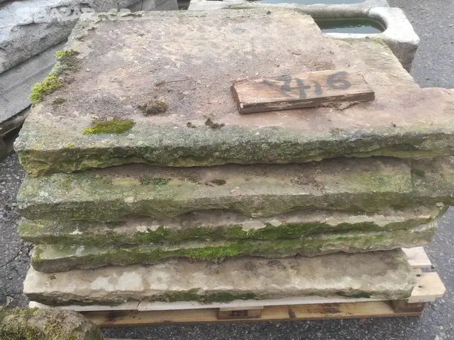 Stará kamenná dlažba, pískovcová dlažba, zápražáky, 40 m2 - 7