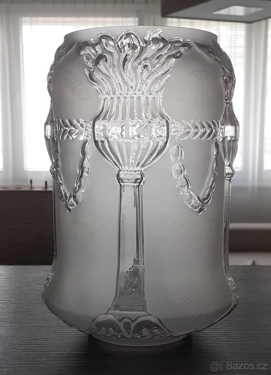 Petrolejová lampa - originál stínítko 19. stol - 7