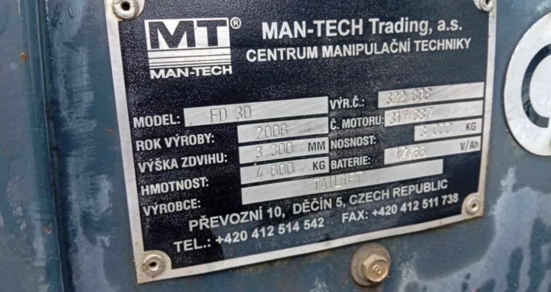 Vysokozdvižný vozík Mantech - 7