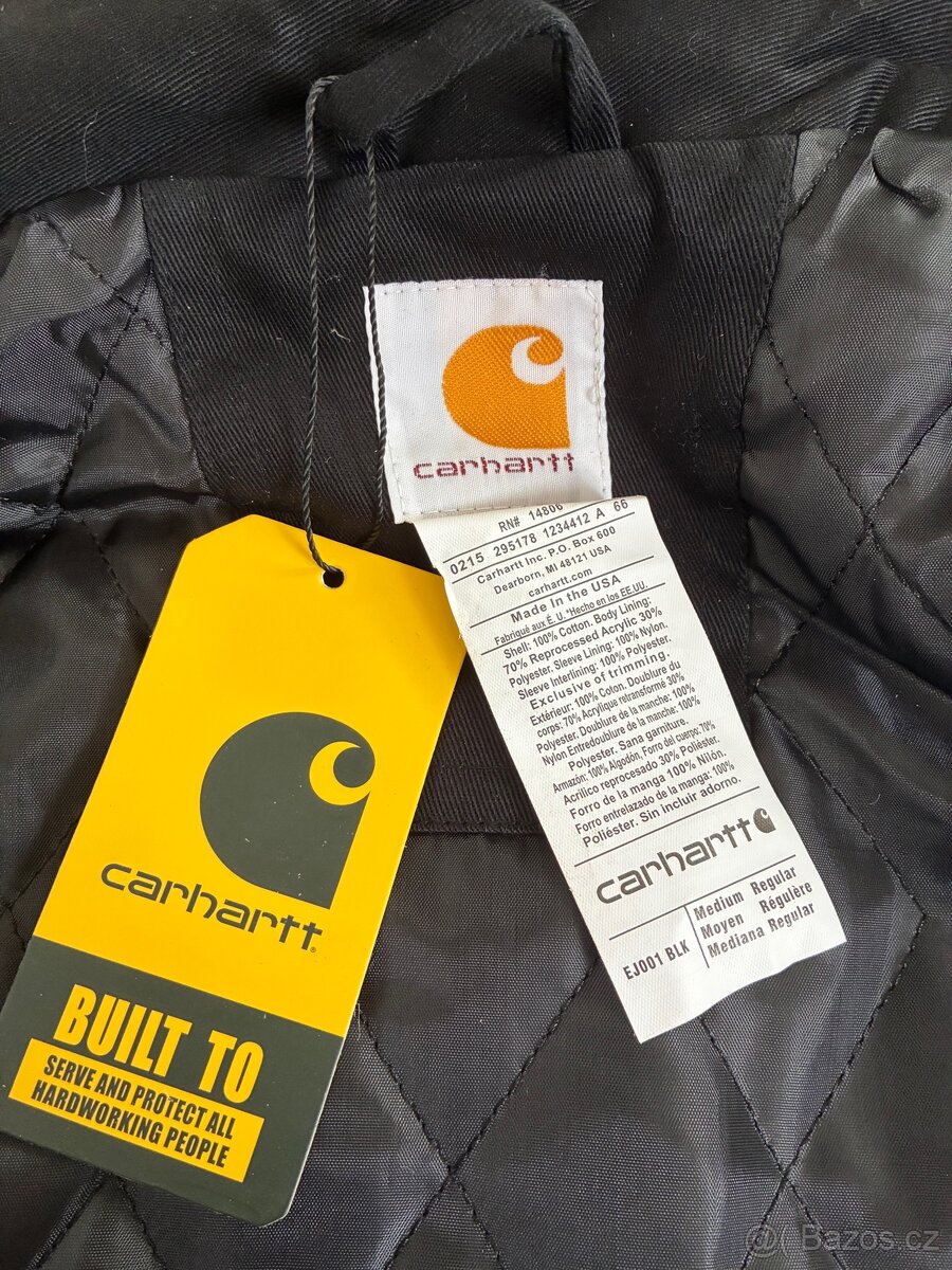 Nová Carhartt Detroit Jacket – černá, vel. M - 7