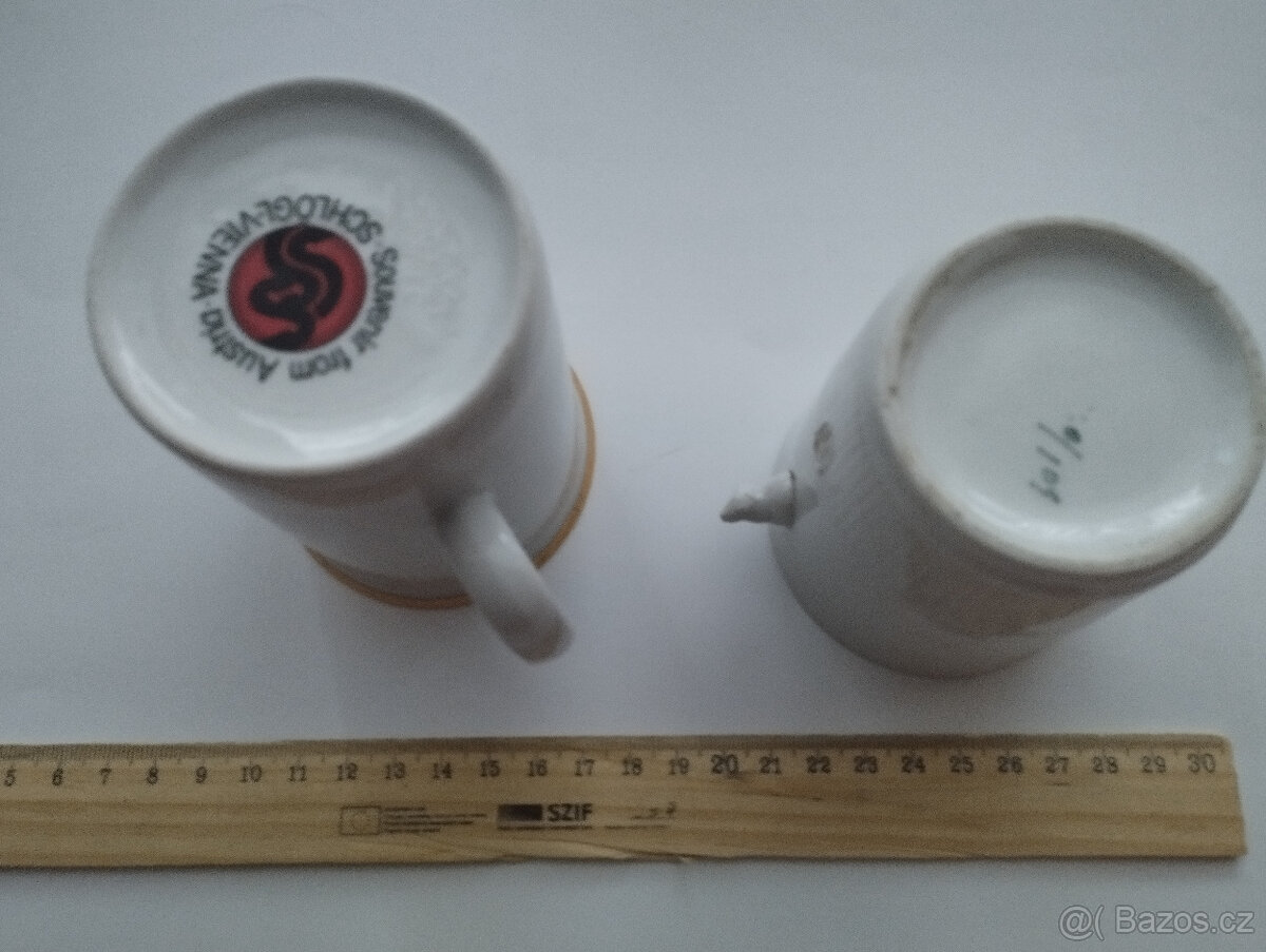 hrníčky starožitné,starožítná grogovka,.... - 7