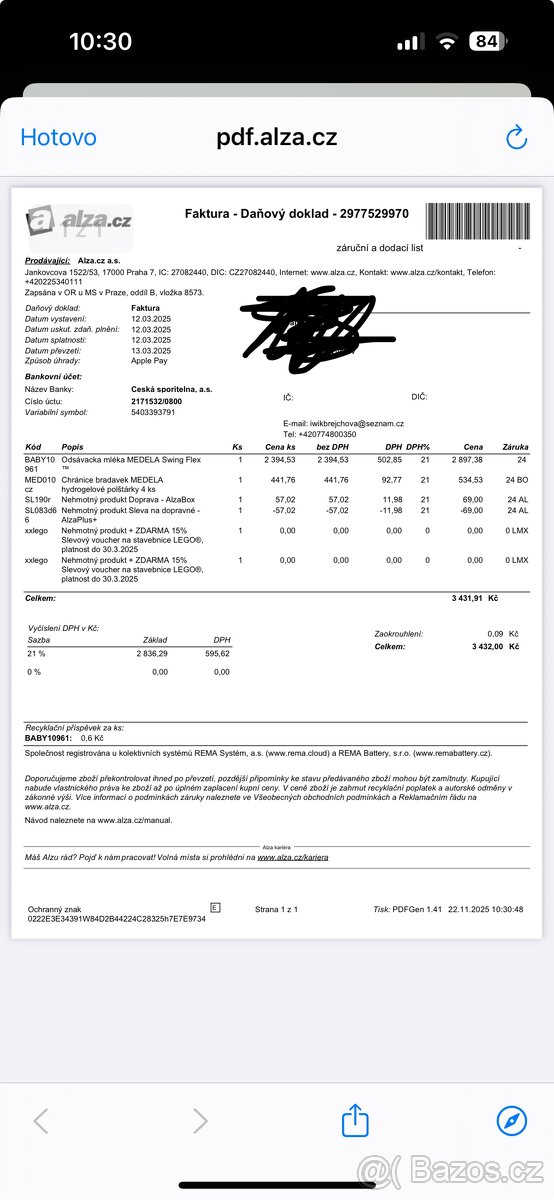 Odsávačka mléka Medela - 7