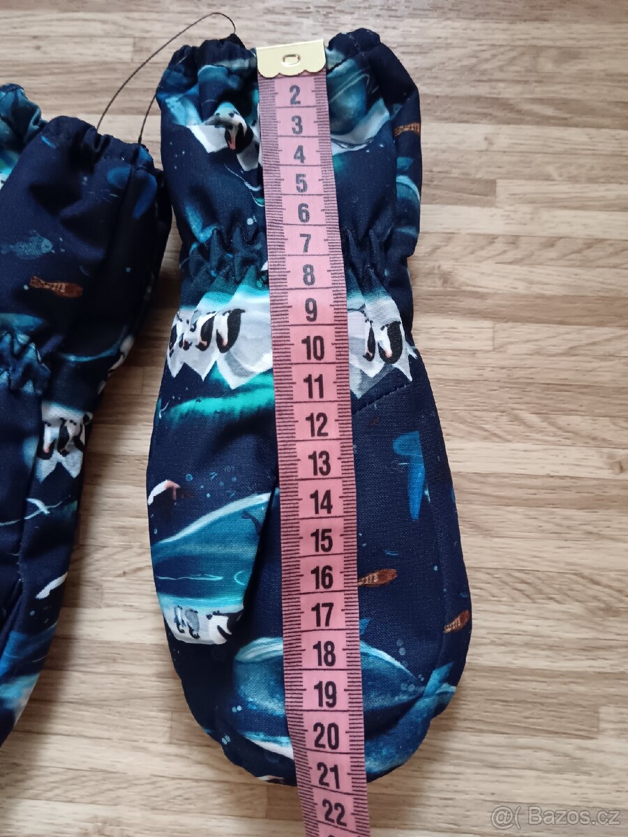 Nové Unuo rukavice Snow tučňáci vel. L - 7