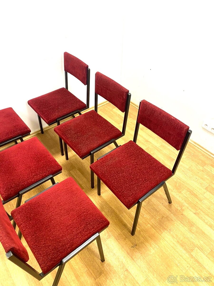 Retro židle industriální 70. léta - 7