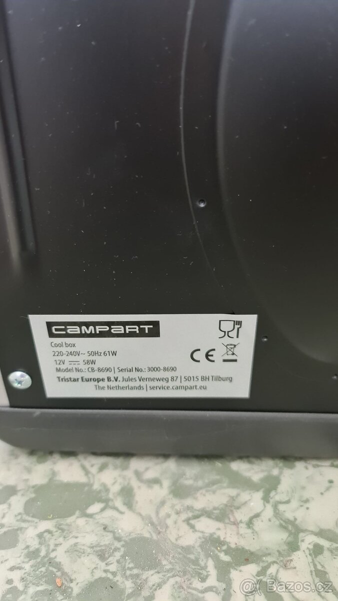 Hybridní kompresorová autochladnička Campart CB-8690. 42L - 7