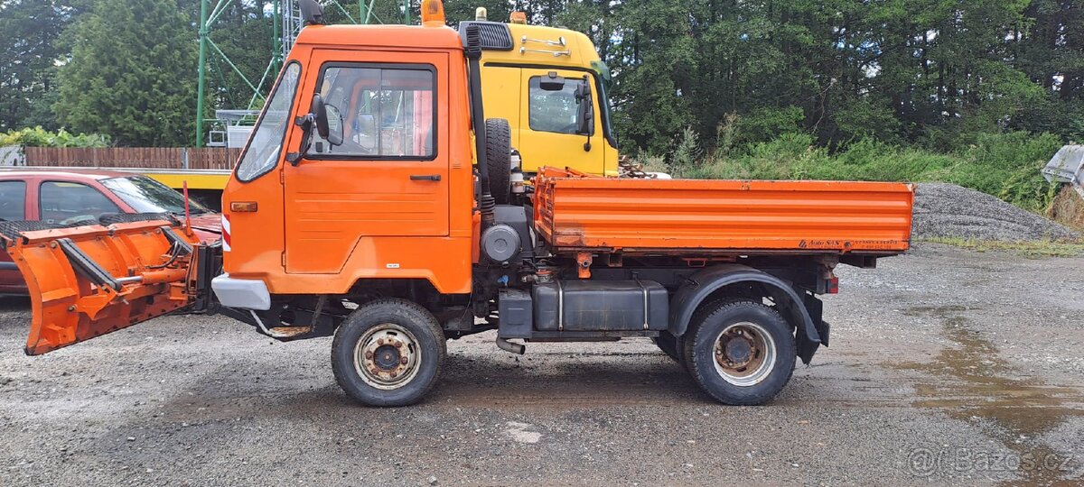 Multicar M26 sklápěčka vč radlice, sypače a kontejneru - 7