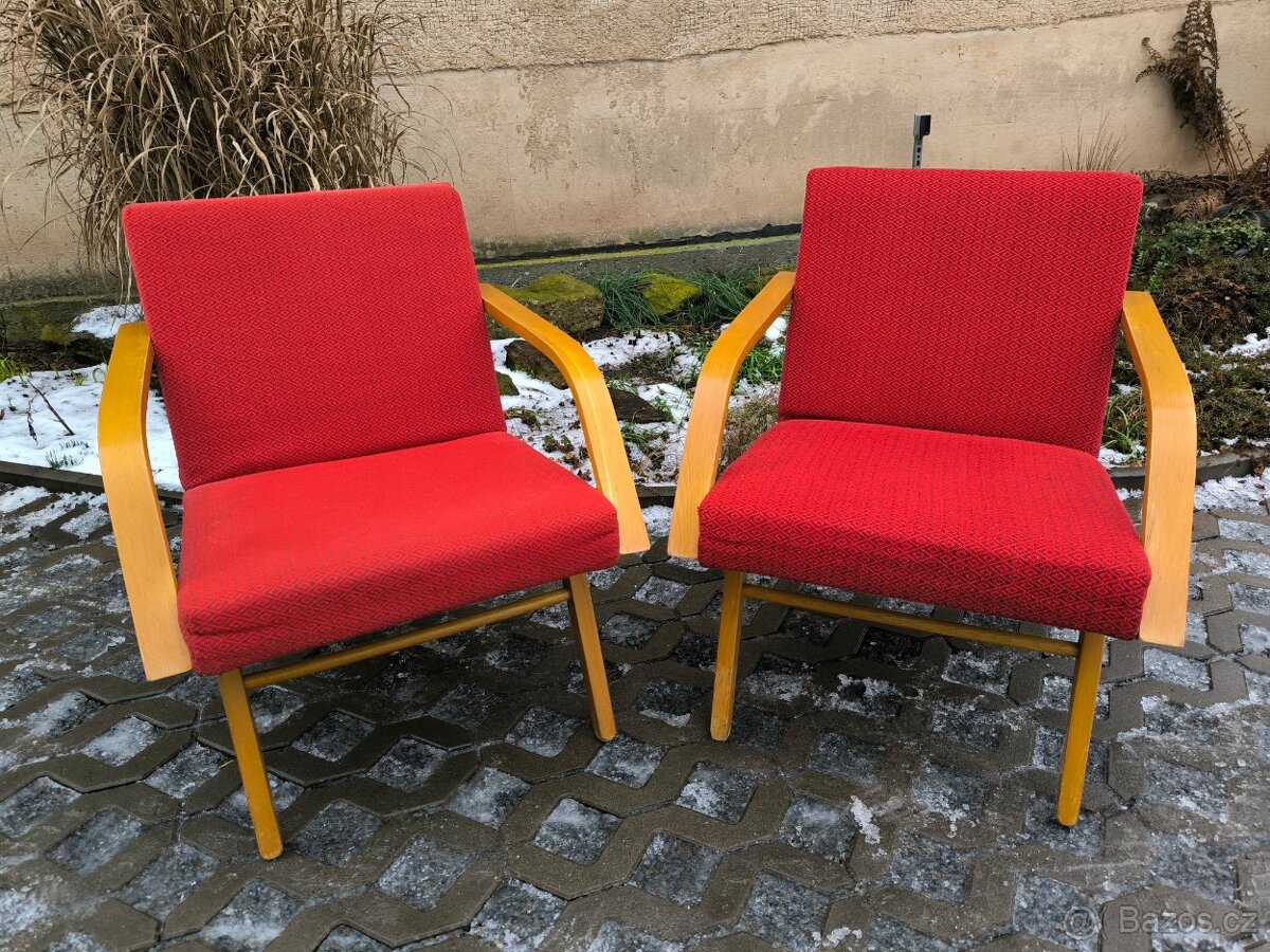 Retro křesla Mier Topolčany - Brusel 60. léta - 7