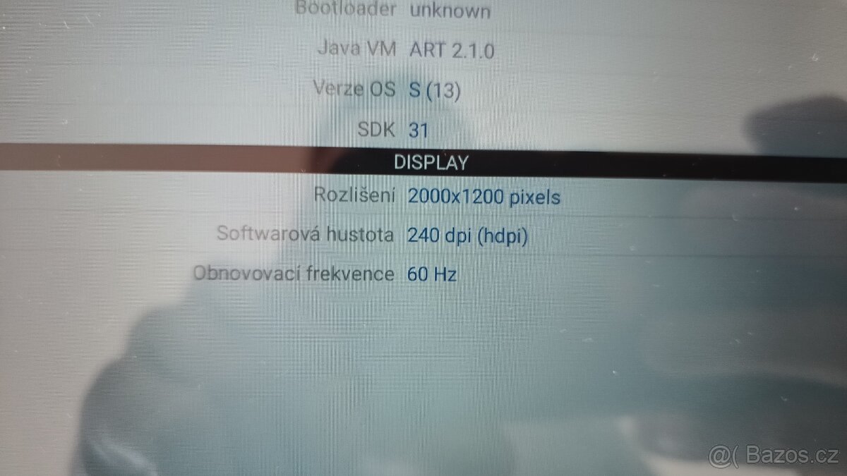 BDF P60 modrý tablet, 2K displej - 7