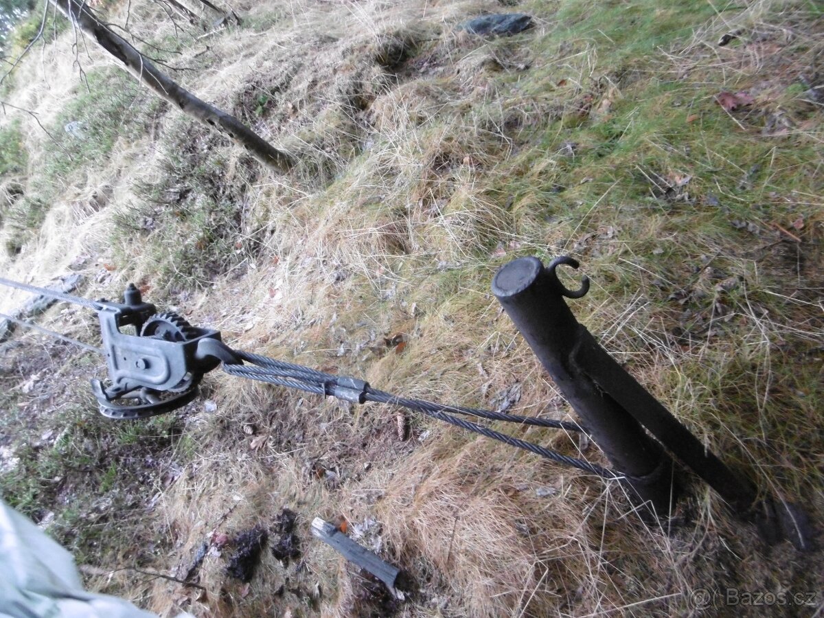 Prodám lyžařský vlek-lanovku na kotvičky - 7