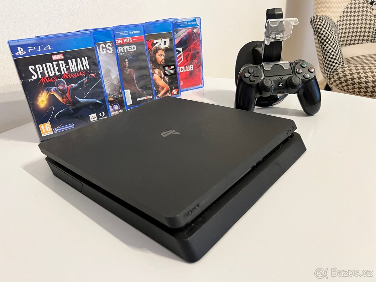 PlayStation 4 Slim 1TB (PS4) slušný stav - 7