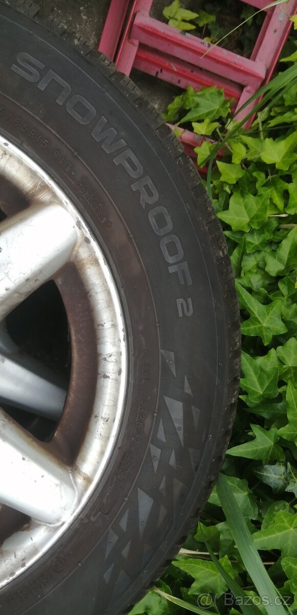 Zimní Alu kola Kia Ceed a další 5x114,3,ET 48, 6,5Jx15H2 - 7