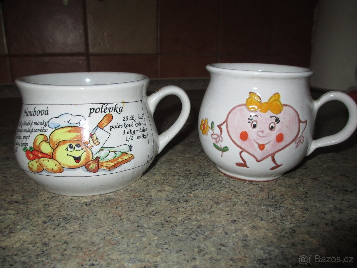 Keramický džbánek, květináč, hrnek, vázy, skleničky - 7