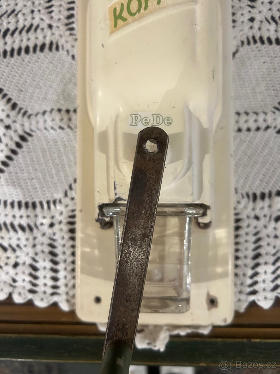 Starožitný litinový mlýnek na zeď Peter Dienes - 7