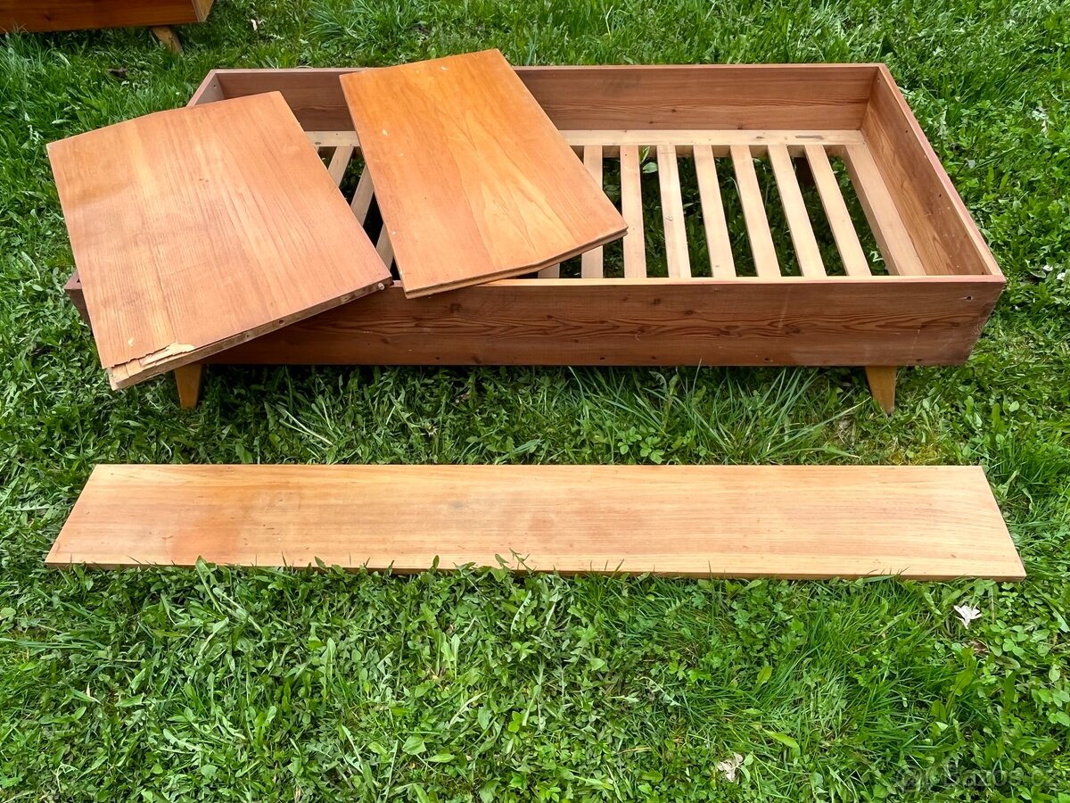 retro postel/gauč 2x - 7