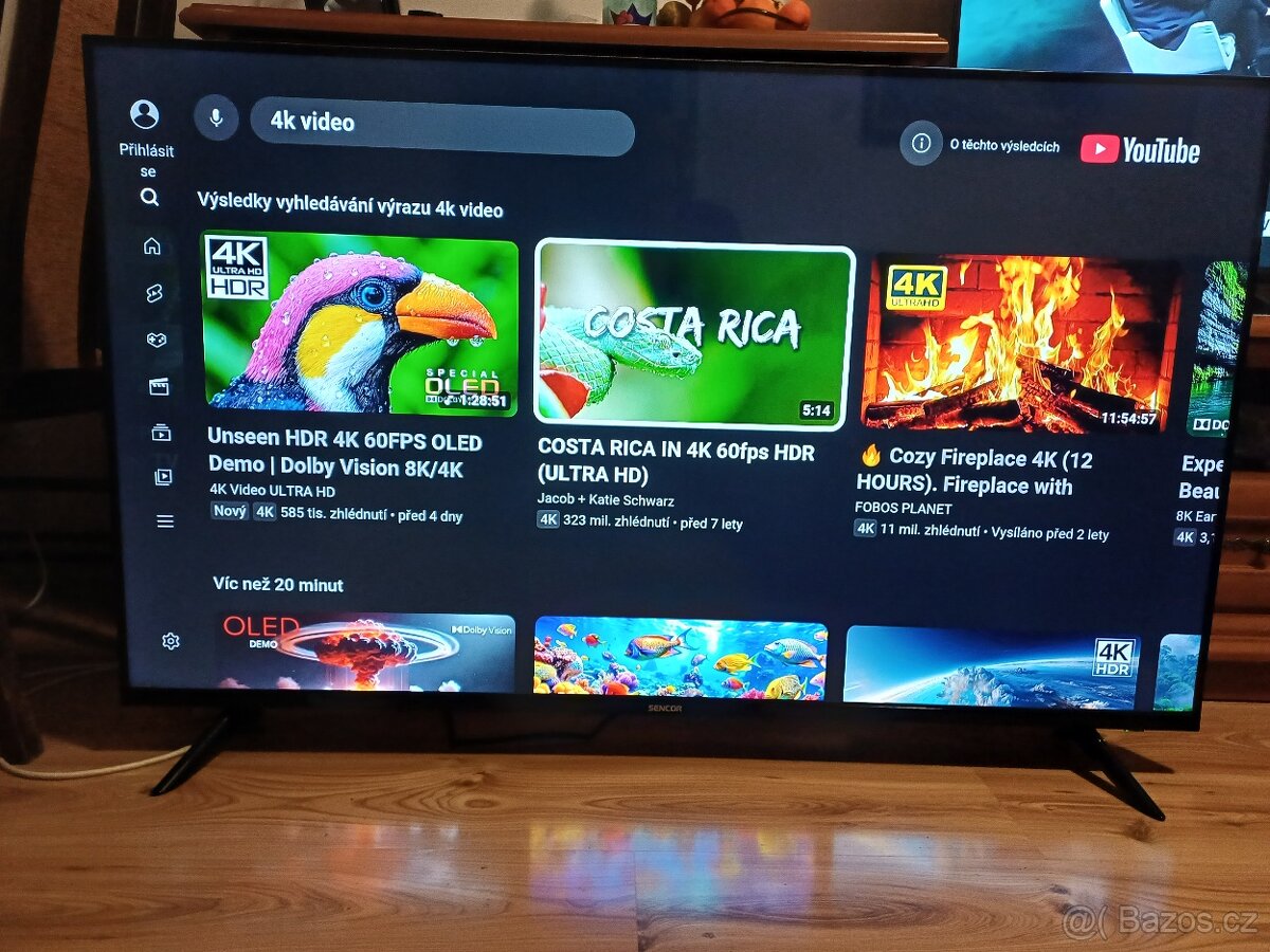 4K Smart TV 55" Sencor SLE 55US800TCSB -140cm - 7