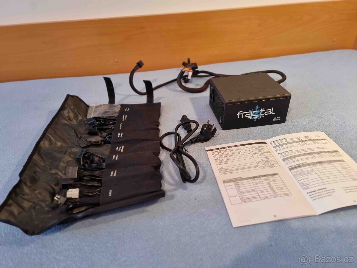 PC zdroj Fractal Design 600W 80PLUS Platinum - 7