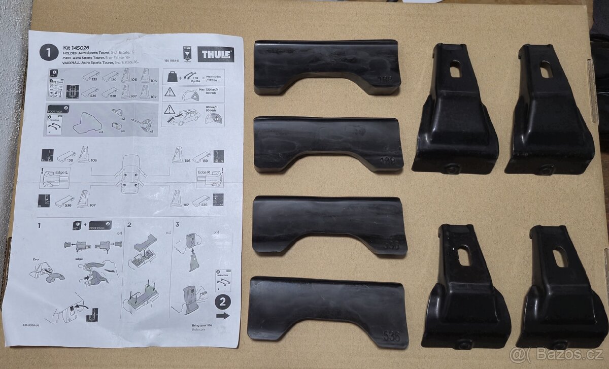 Kit Thule 6023 - OPEL Astra 10-15, Zafira 12- - 7