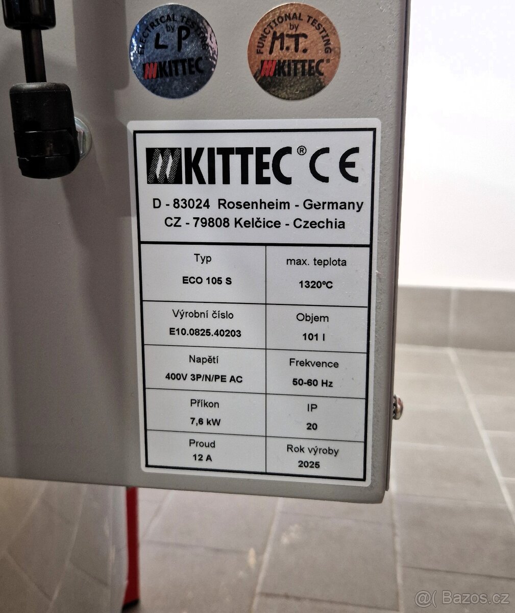 Elektrická vypalovací pec na keramiku 101 LITRŮ - 7