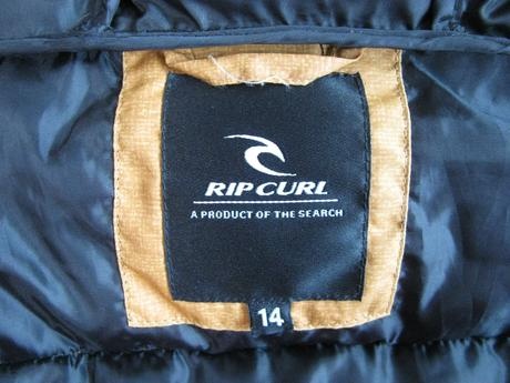 Zimní hořčicová bunda s kapucí RIP CURL unisex vel.164 - 7