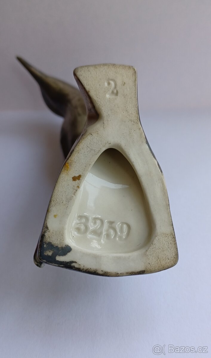 Porcelánový ledňáček ARTDECO - 7