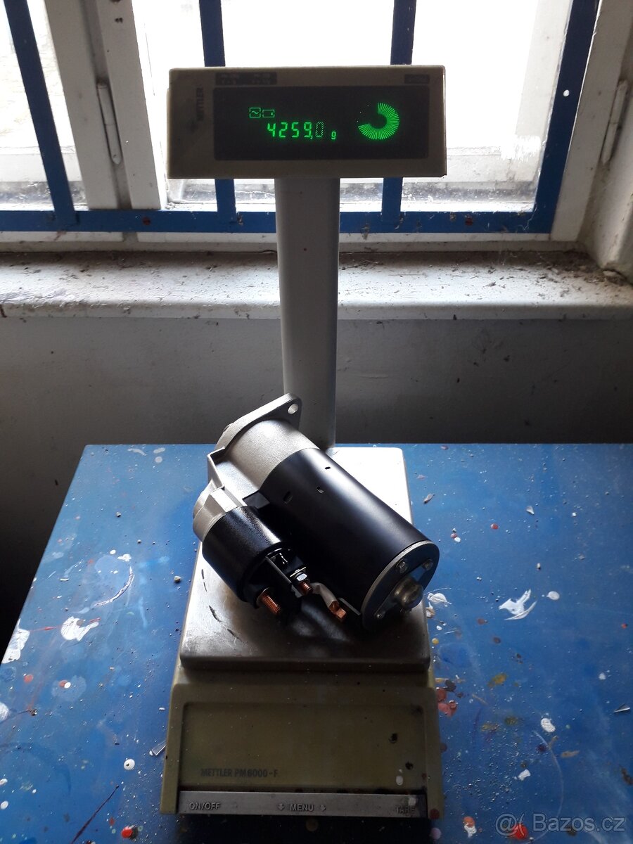 Zástavba starteru s planetovým převodem do agregátu Š120 - 7