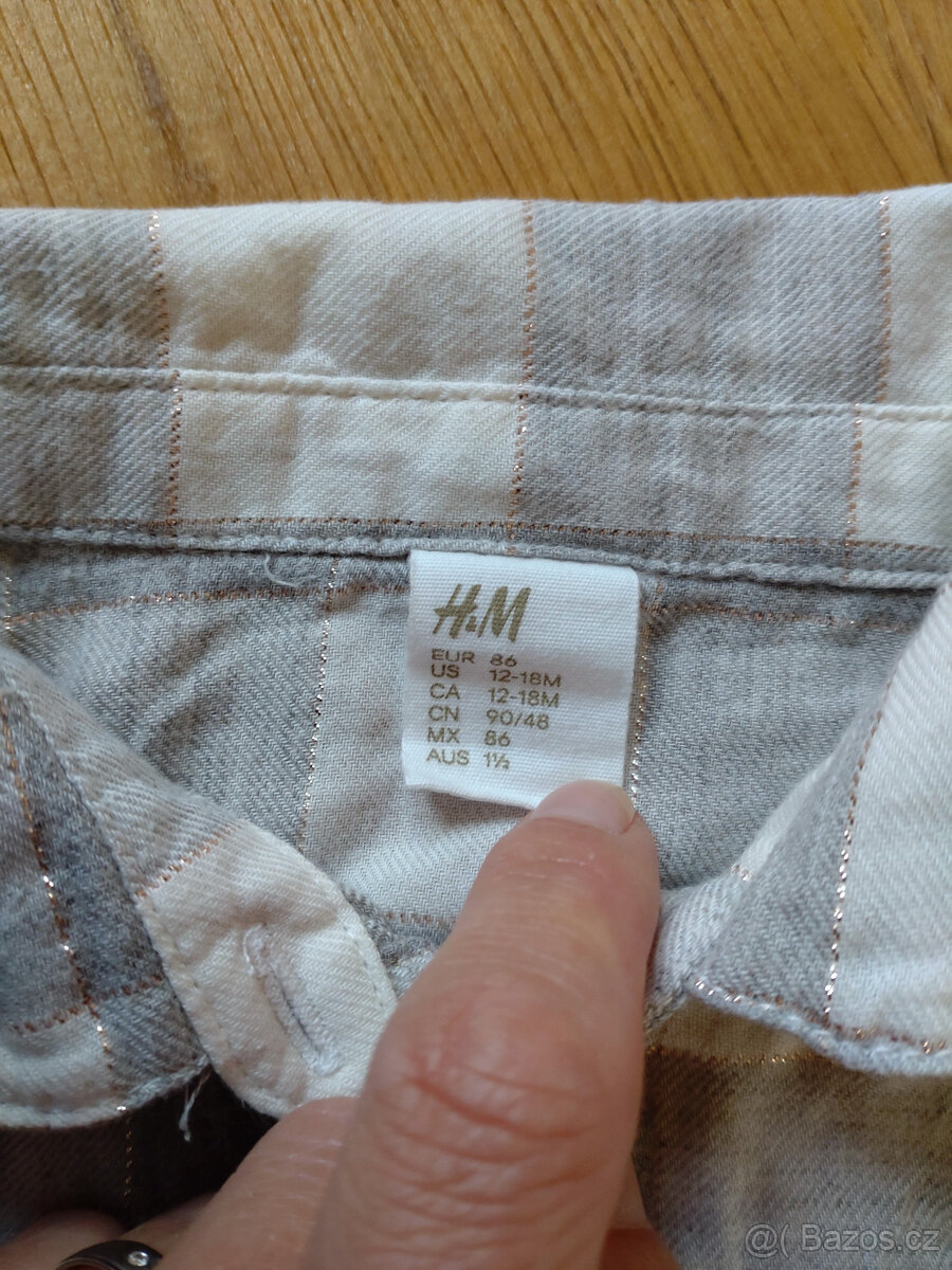 Košilové šatičky vel.86 - 7