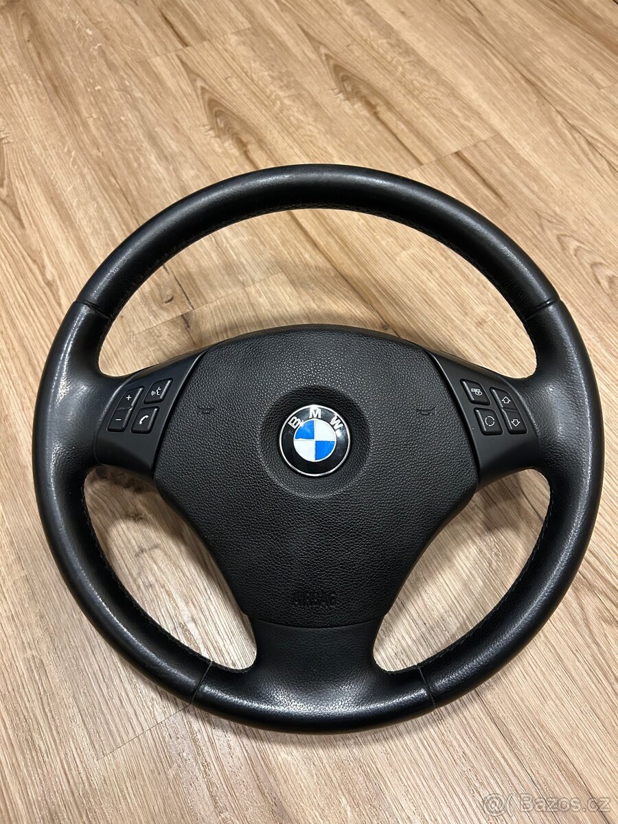 BMW multifunkční volant e9x, kůže - 7