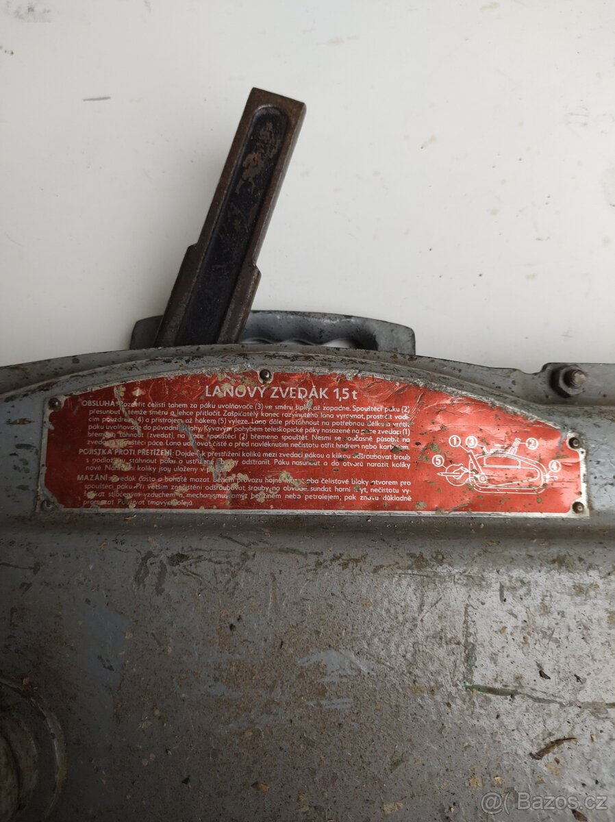 Prodám lanový zvedák - 7