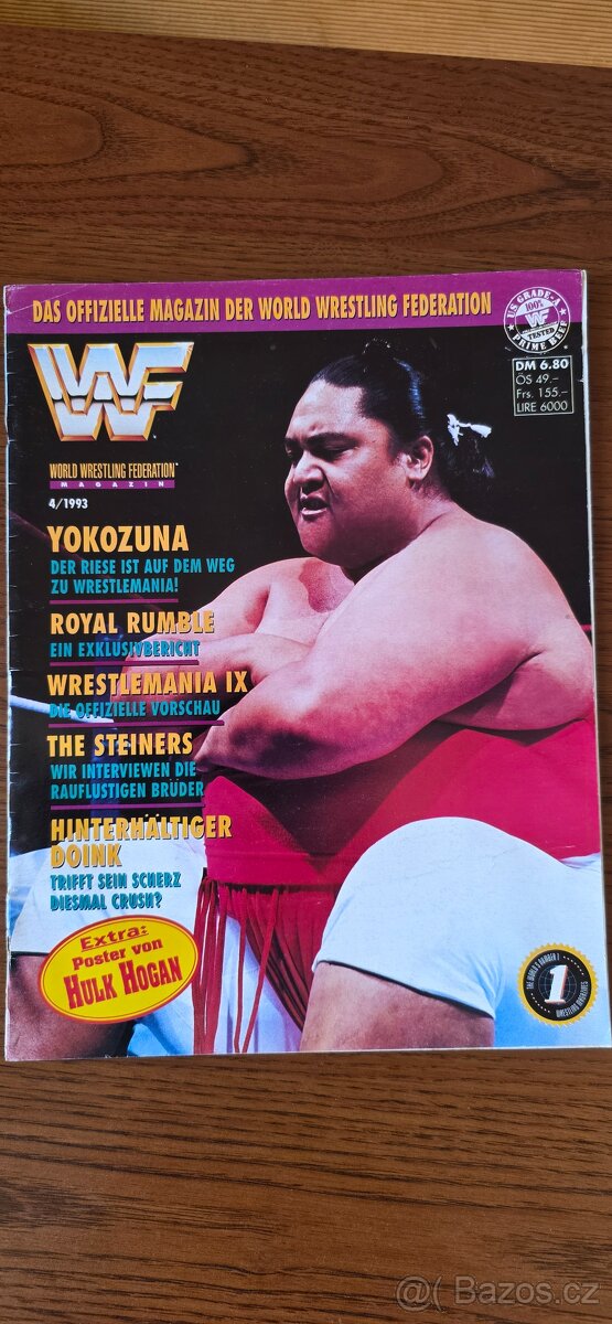 Sbírka německých WWF (WWE) wrestlingových časopisů z - 7