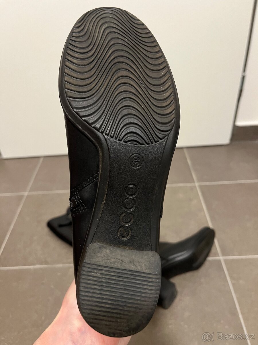 ECCO dámské kožené kozačky - 7