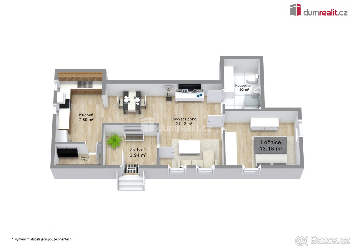 Prodej apartmánu 2+kk ve Pstruží přímo u lanovky skiareálu P - 7