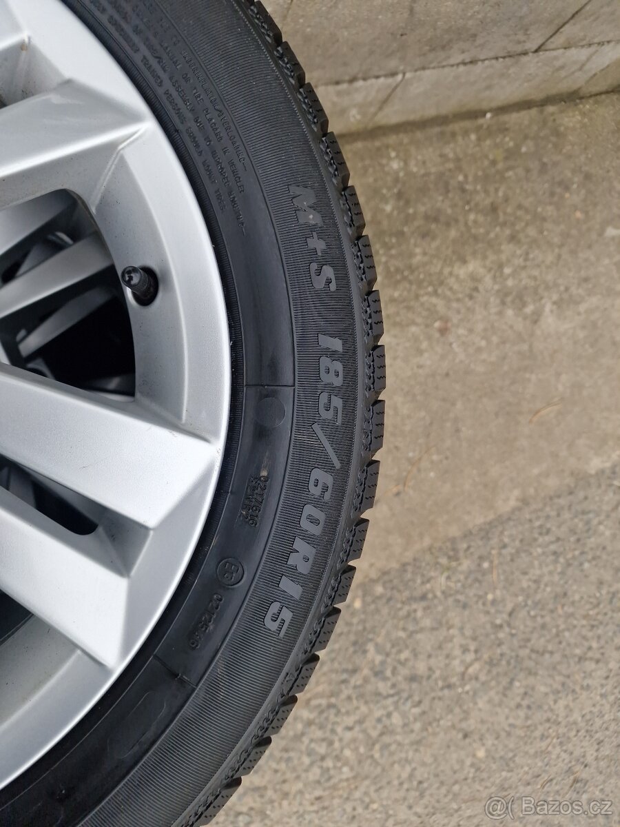 185/60/16 Originál alu kola Škoda Rapid 5x100 - 7