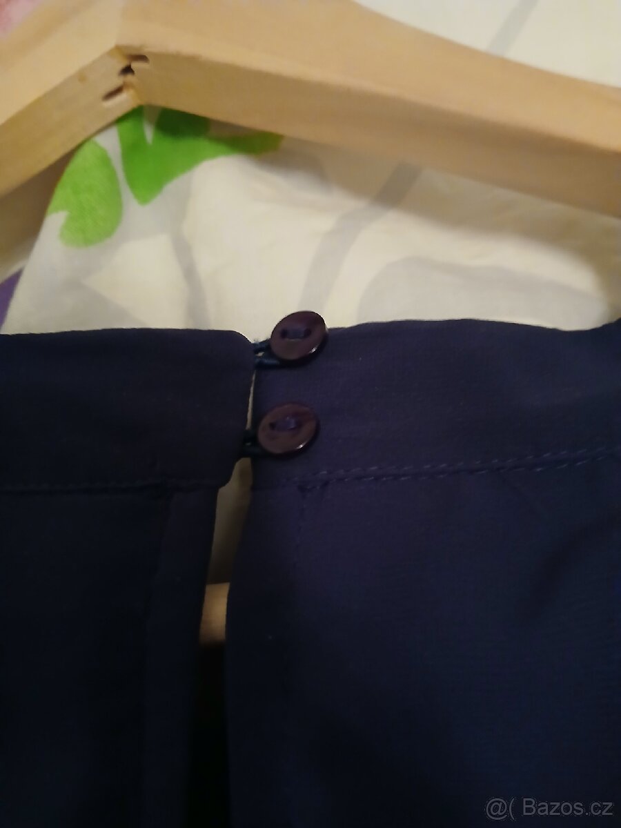 Spolecenske saty vel.46, barva tmavě modrá - 7