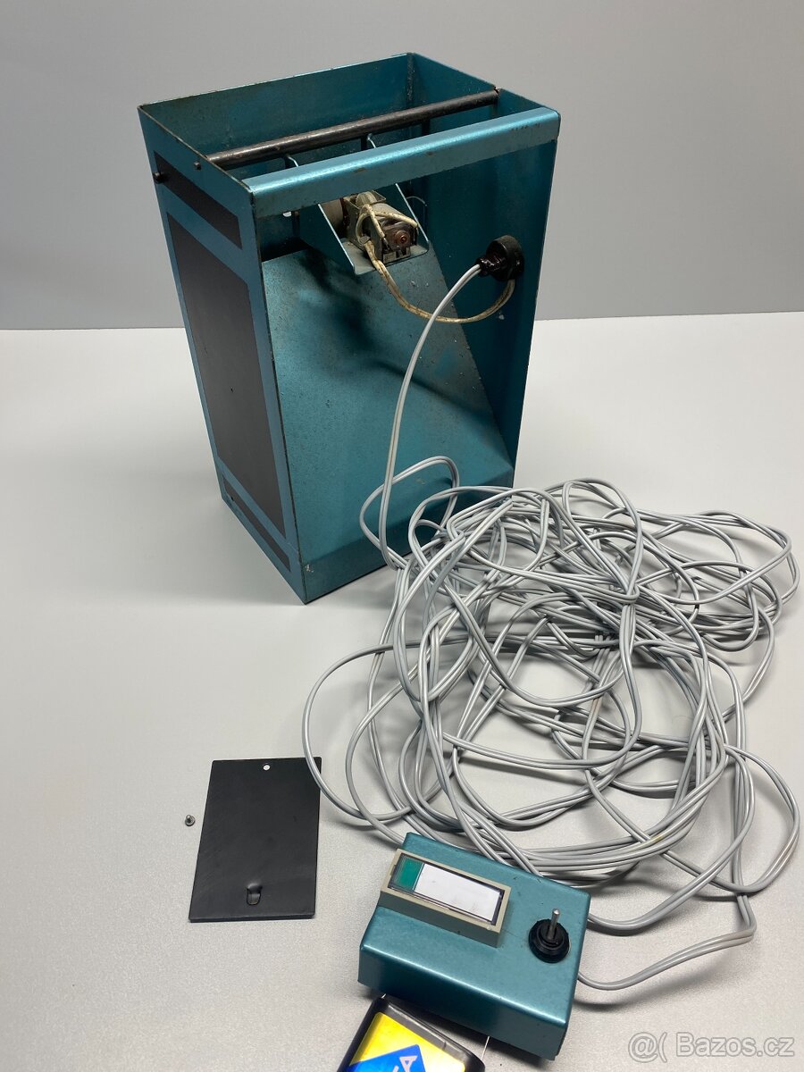 lapač broků elektrický starý střelecký terč stará vzduchovka - 7