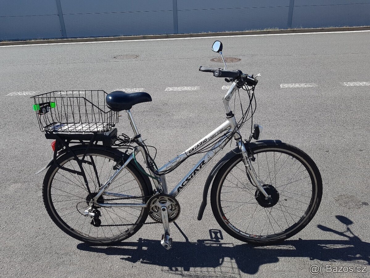 Dámské elektrokolo s košíkem na nákupy - 7