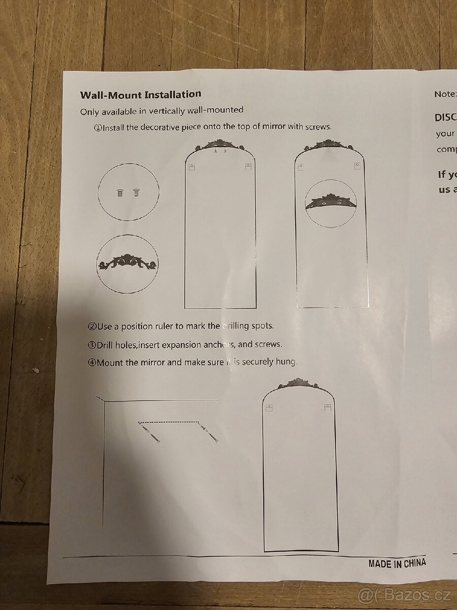 Samostatně stojící zrcadlo - 7