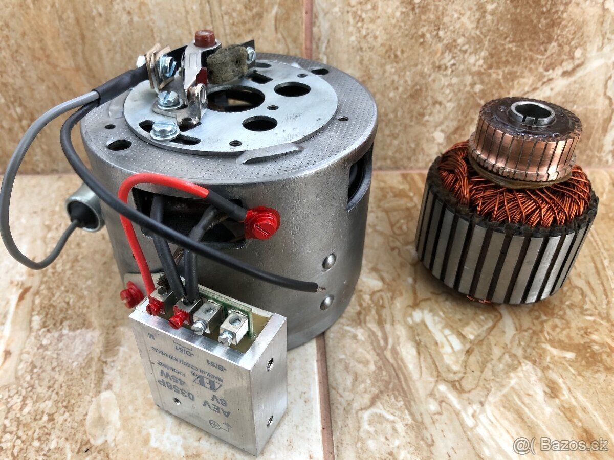 Jawa kývačka, panelka 250 - zapalování po GO, + pól - 7