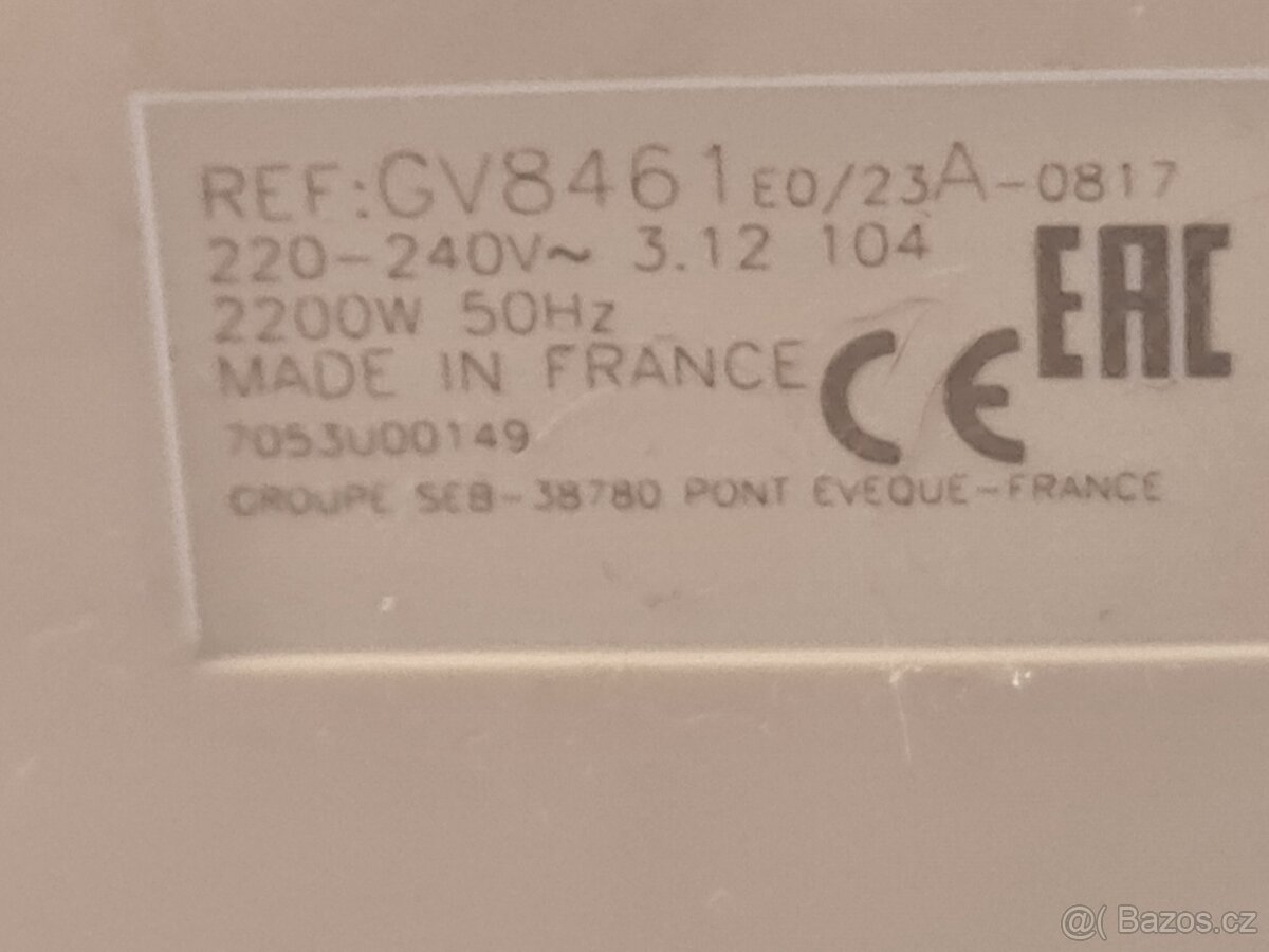 Parní generátor Tefal GV8461 Pro Express Turbo - 7