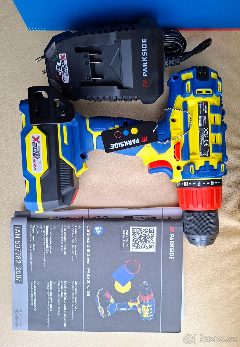 Parkside limited edition aku vrtačka-nové - 7