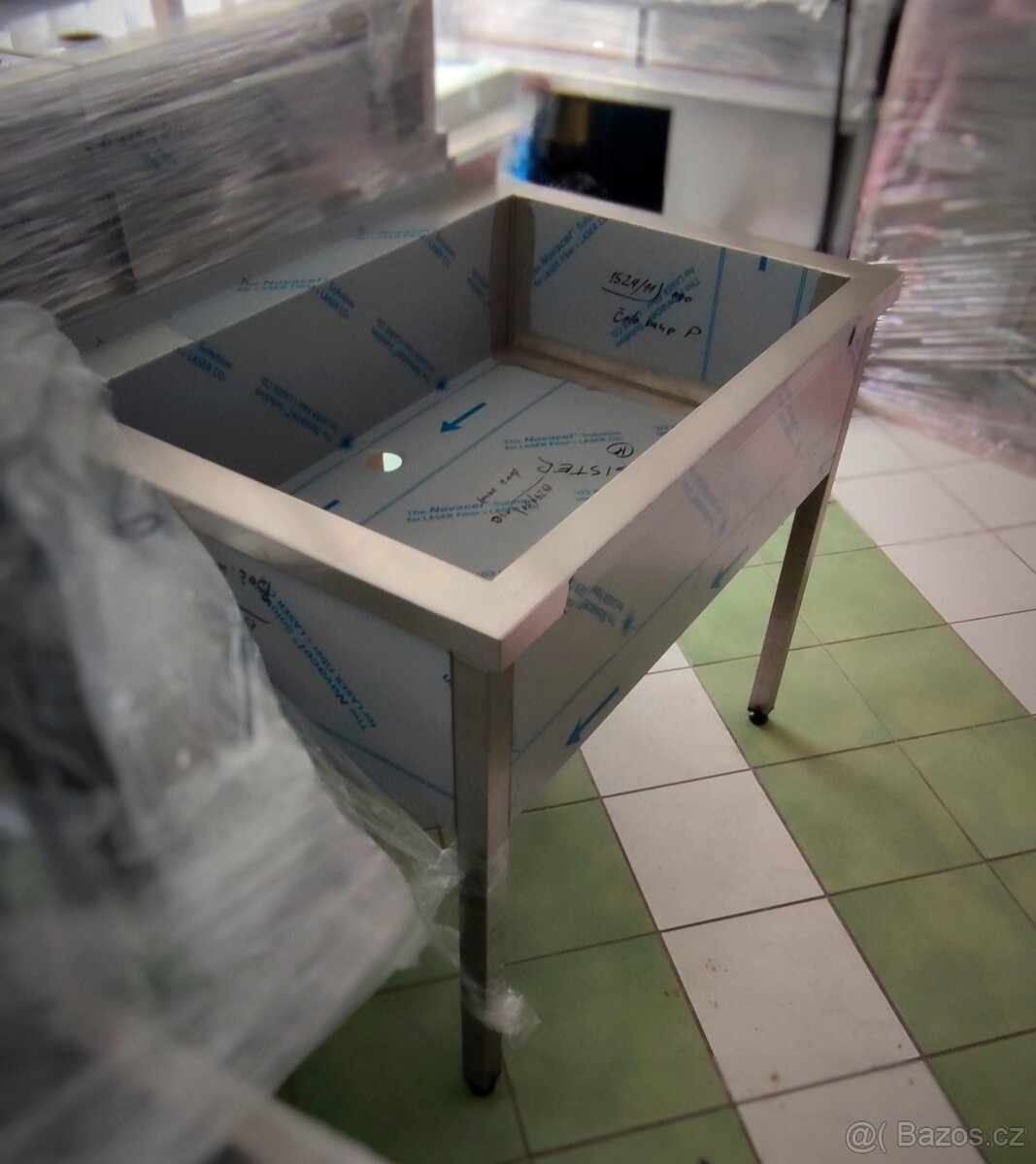 Nerezový gastro dřez, dvojdřez, nábytek nerez výlevky - 7